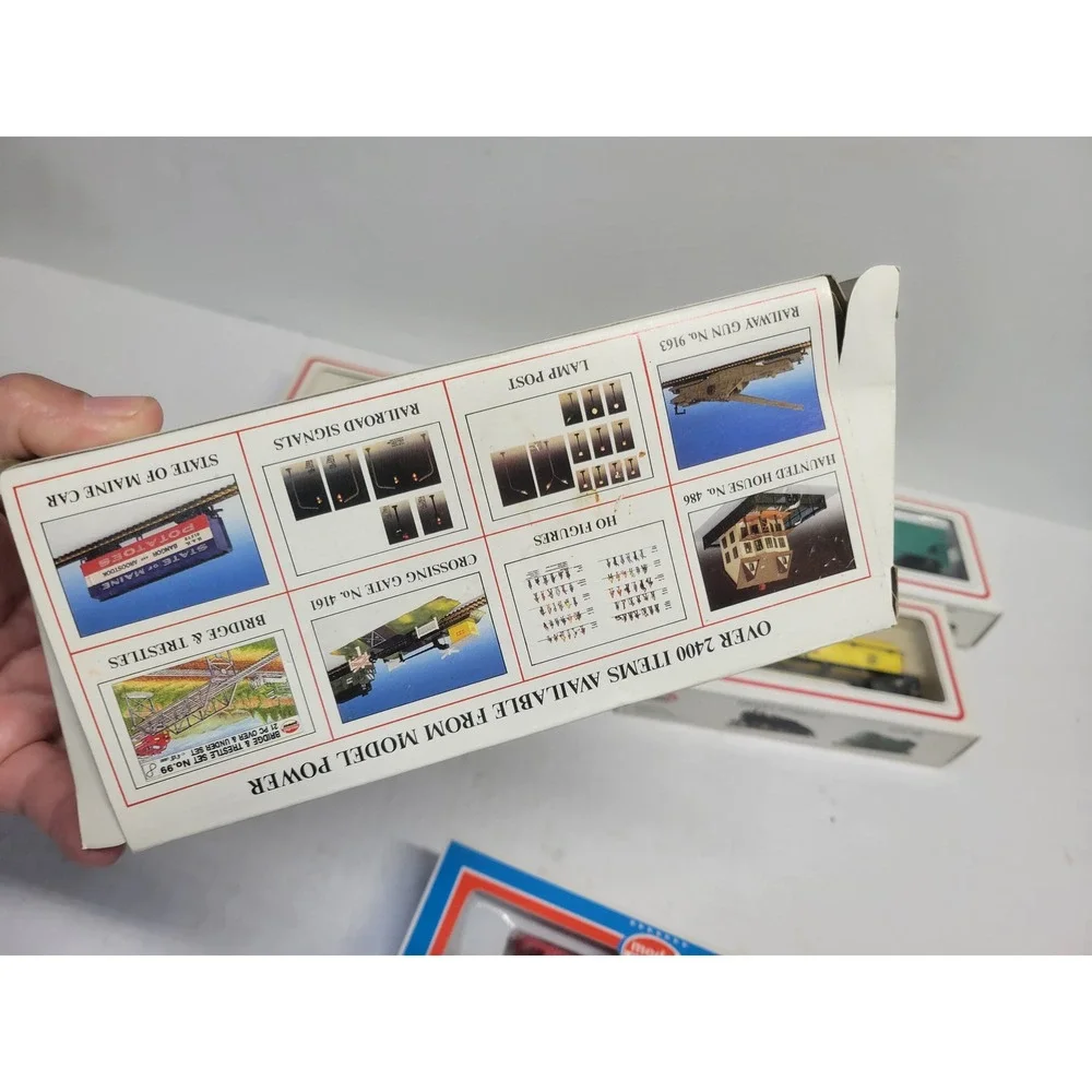 Vtg‎ Model Power HO Scale Train Lot of 5 New in Boxed
